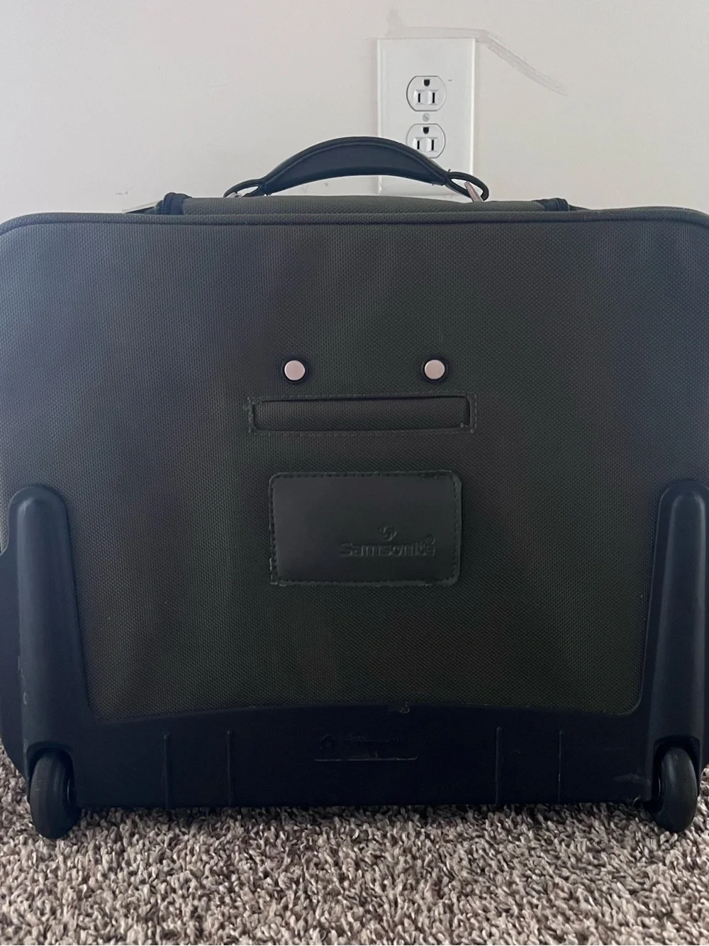 Samsonite Black Laptop Briefcase with Front Organizer